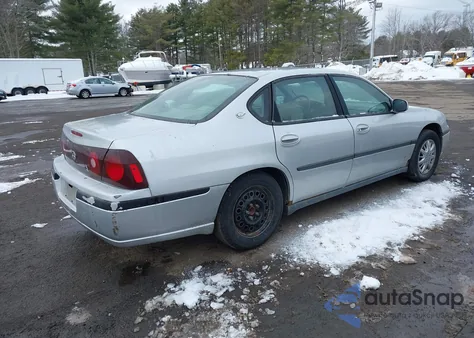 2001 Chevrolet Impala из США, поврежденный, VIN 2G1WF52E519127535